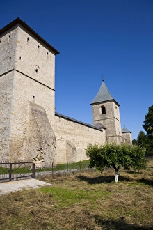 Images Dated 15th June 2009: Dragomirna Monastery, UNESCO World Heritage Site, Bucovina, Romania, Europe