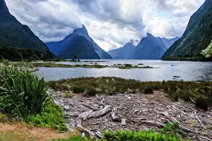 Fjord Prints: Dramatic clouds in Milford Sound