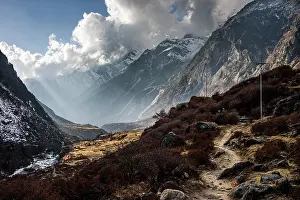 Trek Prints: Dramatic light filtering through clouds