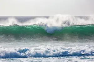Seascape Prints: Dramatic waves off the coast at El Cotillo on the volcanic island of Fuerteventura