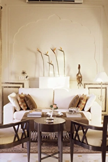 Drawing room (living room) detail in the garden house