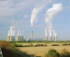 Chimney Collection: Drax Power Station, North Yorkshire, England, UK