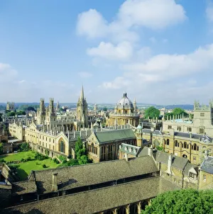 National Famous Place Prints: Dreaming of spires, Oxford, England