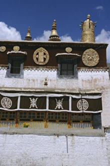 Lhasa Prints: Drepung monastery, Lhasa, Tibet, China, Asia