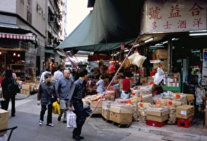 Dried seafood shop, Des Voeux Road West, Sheung Wan, Hong Kong Island, Hong Kong