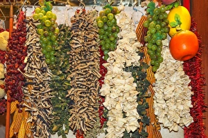 Choice Prints: Dried vegetables, Egyptian bazaar, Istanbul, Turkey, Europe