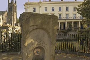Drinking fountain on site of discover of spa water, River Leam, Royal Leamington Spa Drinking fountain on site of discover of spa water, River Leam, Royal Leamington Spa
