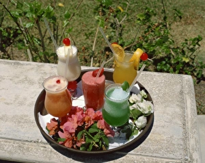 Tray Prints: Drinks, Half Moon Club