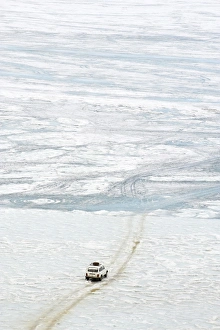 Risk Prints: Driving on the lake, Maloe More (Little Sea)