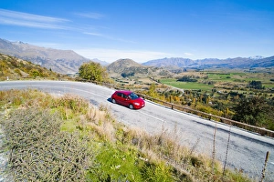 Rural Roads Prints: Driving on the West Coast of South Island, New Zealand, Pacific