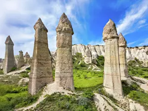 Love Prints: Drone view of Love Valley showcasing unique rock formations in Cappadocia