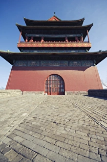 Images Dated 24th January 2008: The Drum Tower, a later Ming dynasty version originally built in 1273 marking the centre of