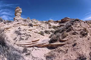 Strata Prints: A dry waterfall on the west side of Hamilili Point