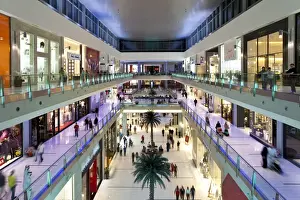 Shopping Mall Prints: Dubai Mall, the largest shopping mall in the world with 1200 shops