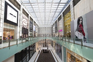 Balconies Prints: Dubai Mall, the worlds largest shopping mall, Downtown Dubai, Dubai