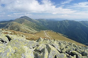 Slovak Republic Prints: Dumbier Ridge dominated by Dumbier peak
