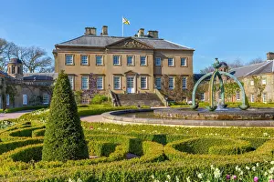 Landscaping Prints: Dumfries House features the Mahtouz fountain and garden in Cumnock