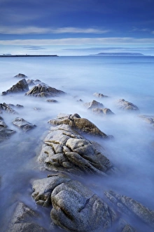 Dun Laoghaire Pier and Howth Island, Dublin, County Dublin, Republic of Ireland, Europe