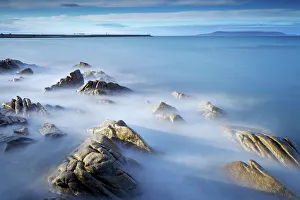 Dun Laoghaire Pier and Howth Island, Dublin, County Dublin, Republic of Ireland, Europe