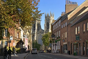 York Prints: Duncombe Place, York, Yorkshire, England, United Kingdom, Europe