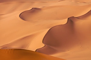 Fezzan Desert Prints: The dunes of the erg of Murzuk in the Fezzan desert, Libya, North Africa, Africa