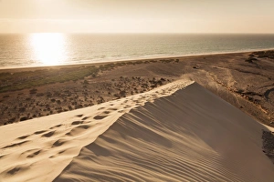 Risco Del Paso Prints: Dunes at Playa de Sotavento, Risco del Paso