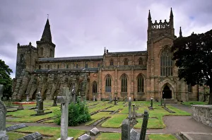 Fife Prints: Dunfermline Abbey church dating from between the 12th