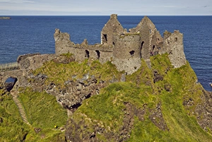 Dunluce Castle, near Portrush, County Antrim, Ulster, Northern Ireland, United Kingdom