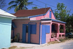 Bahamas Prints: Dunmore Town, Harbour Island, Bahamas, West Indies, Central America