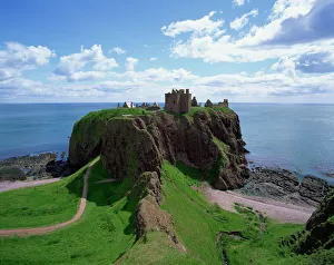 Castles Prints: Dunnottar Castle, near Stonehaven, Highlands, Scotland, United Kingdom, Europe