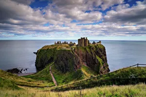 Forts Prints: Dunnottar Castle outside of Stonehaven, Aberdeenshire, Scotland, United Kingdom, Europe