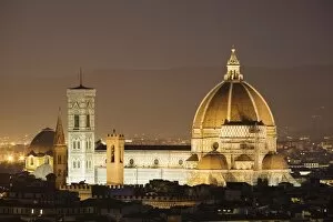 Images Dated 12th May 2008: The Duomo and Campanile, UNESCO World Heritage Site, Florence, Tuscany, Italy, Europe