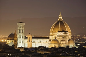 Images Dated 12th May 2008: The Duomo and Campanile, UNESCO World Heritage Site, Florence, Tuscany, Italy, Europe