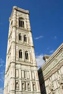 Images Dated 28th September 2008: Duomo (Cathedral), Campanile di Giotto, Florence (Firenze), UNESCO World Heritage Site