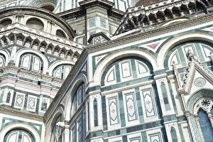 Florence Prints: The Duomo (Cathedral) in Florence, UNESCO World Heritage Site, Tuscany, Italy, Europe