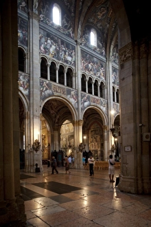 Parma Prints: Duomo (Cathedral) interior, Parma, Emilia Romagna, Italy, Europe