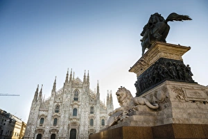 Milan Prints: Duomo (Cathedral), Milan, Lombardy, Italy, Europe