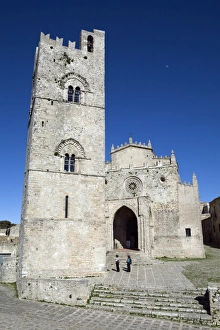 Images Dated 15th March 2008: The Duomo, Erice, Sicily, Italy, Europe