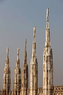 Images Dated 21st February 2007: Detail of Duomo, Milan, Lombardy, Italy, Europe