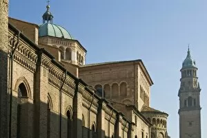 Duomos exterior, Parma, Emilia Romagna, Italy, Europe