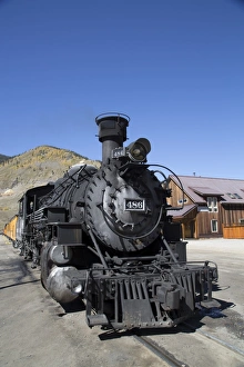 Locomotive Prints: Durango and Silverton Narrow Gauge Railroad, Silverton, Colorado, United States of America