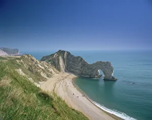 Images Dated 29th January 2000: Durdle Door, Dorset, England, United Kingdom, Europe