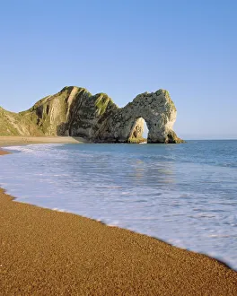 Erosion Prints: Durdle Door (Purbeck limestone), Dorset, England