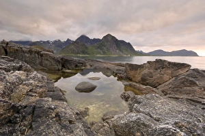Flakstad Prints: Dusk over Flakstad