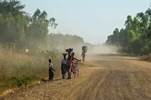 Dust Gallery: Dusty road, Mount Mulanje, Malawi, Africa