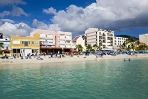 The Dutch capital of Philipsburg, St. Maarten, Netherlands Antilles, Leeward Islands