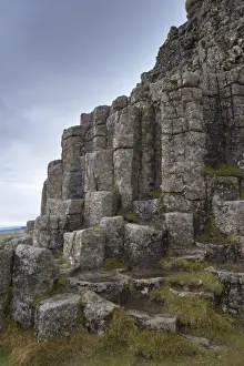 Basalt Prints: Dverghamrar (Dwarf cliffs), the living place of supernatural beings such as dwarves