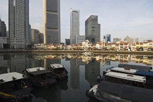 Business District Prints: Early morning