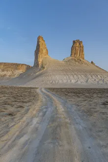Early morning, Bozzhira Canyon, Ustyurt plateau, Mangystau, Kazakhstan, Central Asia, Asia