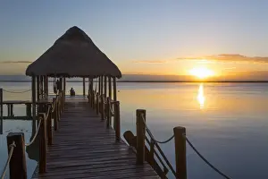 2 People Prints: Early Morning, Dock, Rancho Encantado Eco-Resort and Spa